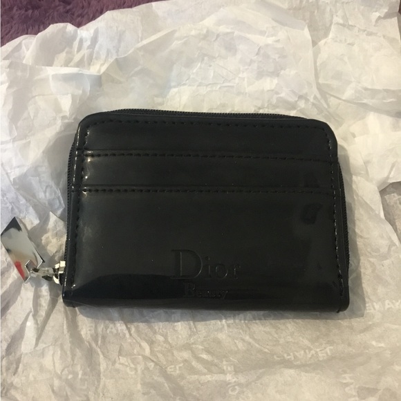 Authentic Vintage Dior Beauty (Gift With Purchase)Black Coin/Card Holder - Picture 4 of 10